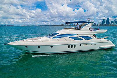 62 Azimut rental Miami