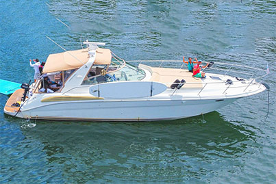 Sea Ray 400 Sundancer rental Miami