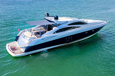 Sunseeker 72 Lion rental Miami